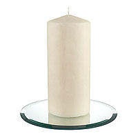 Assiette Dessous de Bougie Rond Miroir 10cm