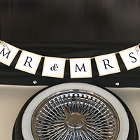 La Bannière Fannions Photobooth MR and MRS Lacet Satin