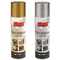 La Bombe de Peinture Spray Doré ou Argent