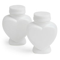 Bouteilles Bulles de Savon Coeur Mariage