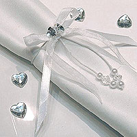 Coeurs Strass Décoration Table Mariage