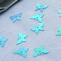 Confettis Déco de Table Papillons Irisés