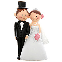 La Figurine des Mariés Style Bande Dessinée