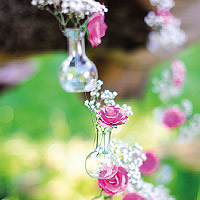 La Guirlande 12 Mini Fioles en Verre