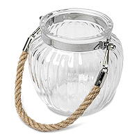 Lanterne Verre Anse Corde Marine Mer