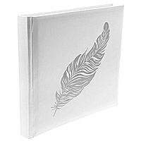 Livre d'Or Blanc Plume Gris Argent Paillettes