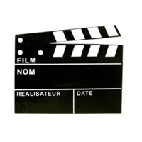 Clap Cinéma Ardoise Marque Place