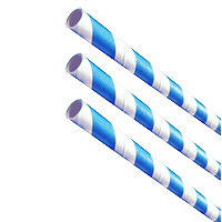 Lot de 25 Pailles Candy Bar Striées