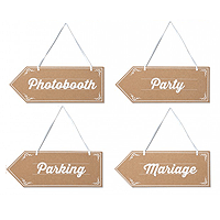 Pancartes Signalisation Mariage Kraft