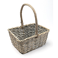 Panier en Osier Forme Rectangulaire Mariage