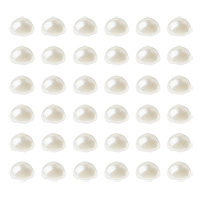 Perles Autocollantes Blanc Nacré Déco pas cher