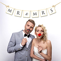 Bannière Fannions Photobooth MR and MRS