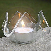 Photophores en Verre Créateur Design x4