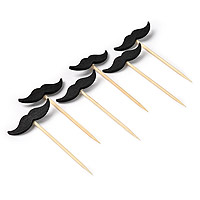 Mini Pics Moustache pour Mise en Bouche