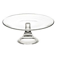 Plateau en Verre sur Pied Centre de Table