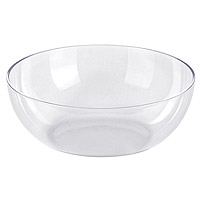 Saladier Plastique Transparent 27cm pas cher