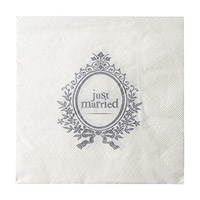 Serviettes de Table Just Married