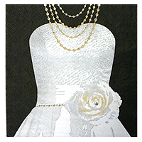 Serviettes de Table Mrs Mariage