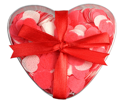 Confettis de Bain Coeurs