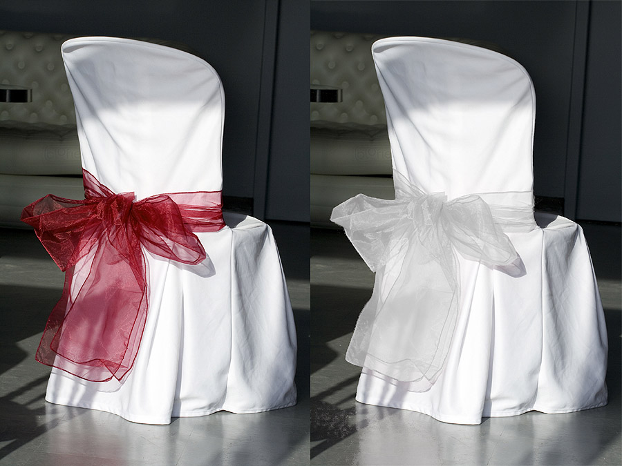 Noeuds de Chaise en Organza Mariage
