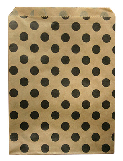 Sachets Kraft à Pois Noirs