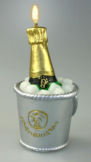Bougie Seau à Champagne