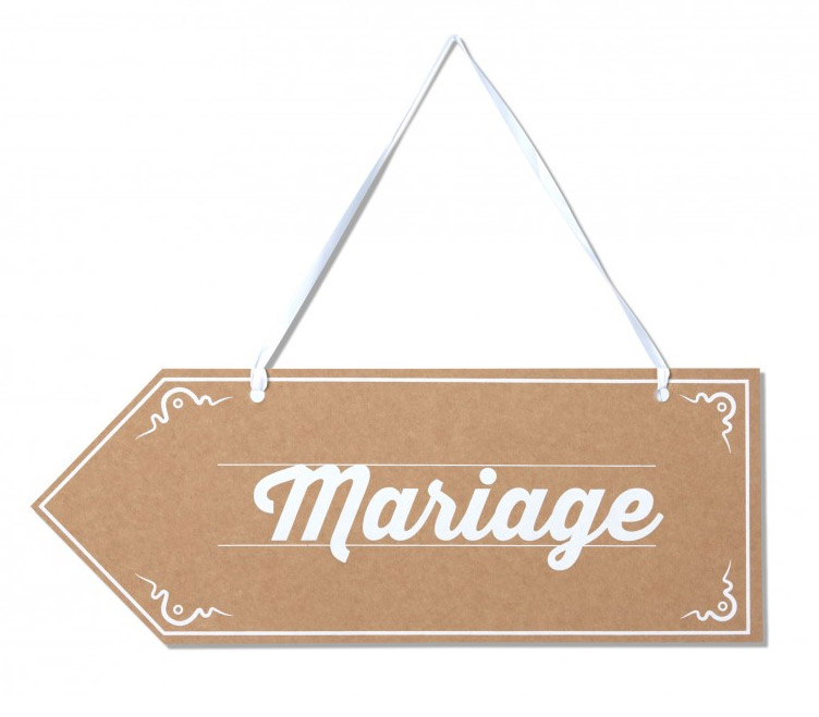Pancartes Signalisation Mariage Kraft