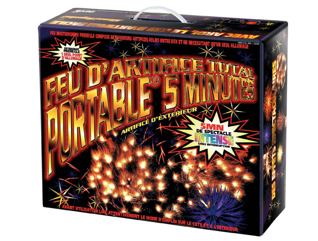 Feu Artifice Automatique Portable 5min