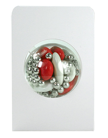 Portants Boule Pvc Translucide Dragées
