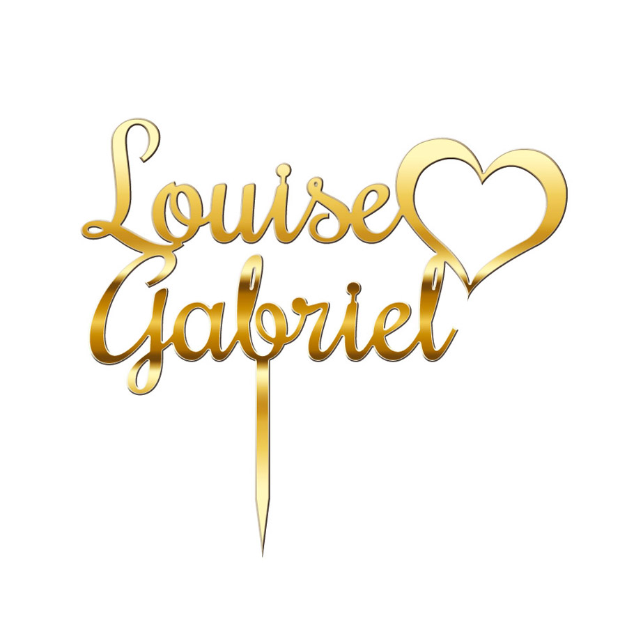 Cake topper personnalisé