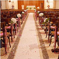 Tapis d'église mariage