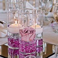 Vases coupelles en verre