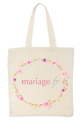 Tote bag mariage