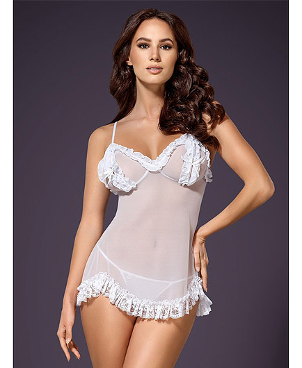 Nuisette Joanna Nuisette Mariée Blanche Dessous Lingerie Mariage