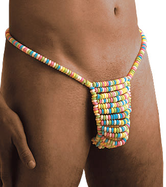 string paillette homme