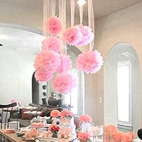 Pompons Mariage - Suspensions