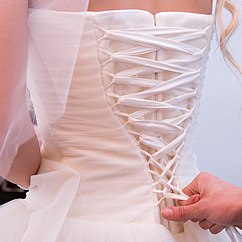 Robe de mariée corset