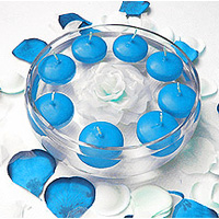 Bougies Flottantes Turquoise Mariage Pas Cher