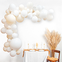 Arche de Ballons – Blanc et or (Lot de 85 ballons) – Mon Joli Mariage