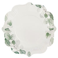 Assiettes Jardin Botanique x8