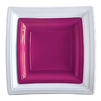 Petite assiette plastique ronde réutilisable Transparente, vaisselle  jetable- Badaboum