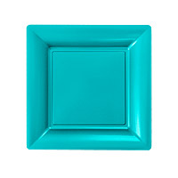 Petites Assiettes Réutilisables Turquoise