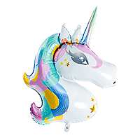 Grand Ballon Anniversaire Mylar Licorne