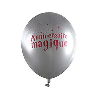 Lot 6 Ballons Sorcier Anniversaire Magique