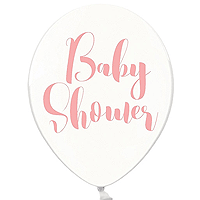 Ballons Baby Shower Transparents x6