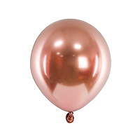 Petits Ballons Glossy Rose Gold 12cm x50