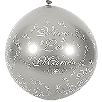 Le Ballon Géant Vive les Mariés 1 m