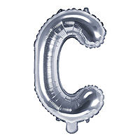 Ballon Lettre C Argent