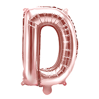 Ballon Gonflable Rose Gold Lettre D