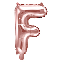 Ballon Gonflable Rose Gold Lettre F